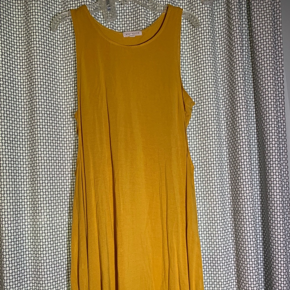 dress with tank top insert